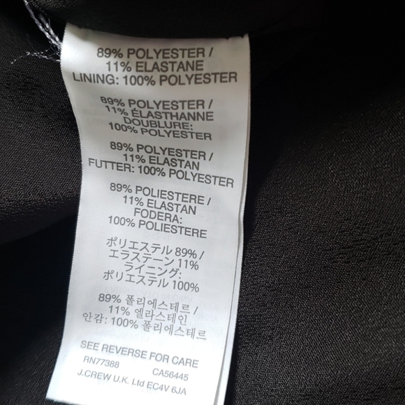 J.Crew Black pleated skirt - Picture 4 of 4